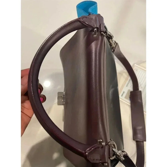 Celine Medium Trapeze Bag Tri-Color Top Handle with Dust Bag - Picture 13 of 13